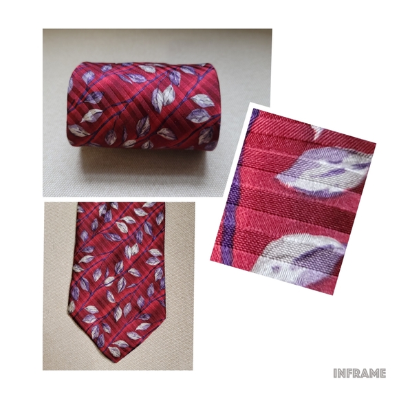 CLAIBORNE Floral Silk Tie - Picture 1 of 8